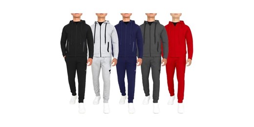 Mens Tech Fleece Hoodie & Jogger Sets (S-3XL)