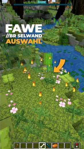 Select areas with any item 🔥 #minecraft #minecraftbuilding