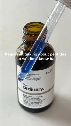 ladies & gentlemen... copper peptides 💙