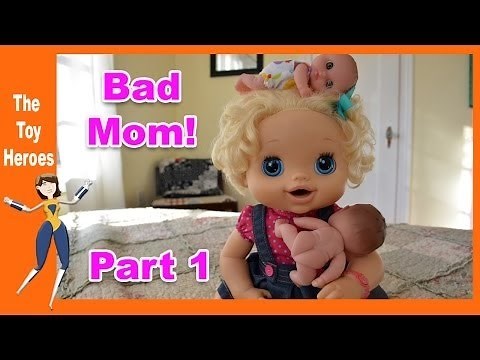 Baby Alive Molly A BAD MOM? Part 1 - Naughty Baby Alive Videos