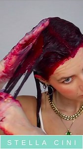 Can semi permanent color transform dark hair berry red