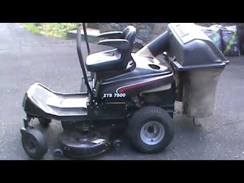 Latest Rebuild: Craftsman Zero-Turn Mower, ZTS 7500