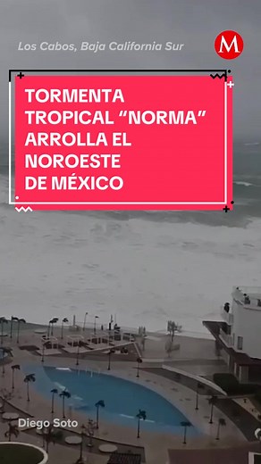 Tormenta Tropical Norma Impacta Sinaloa