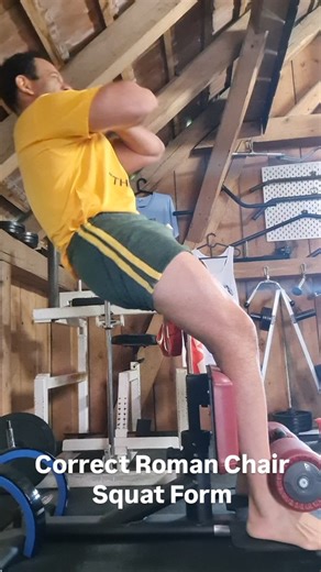 Golden Era Bookworm on Instagram: "Working on correct form on the Roman Chair Squat as taught by Vince Gironda 💪 Since summer ☀️ Here is my first attempt 6 months ago. I have seen both the form and the name of this exercise be bastardised so poorly on social media, especially from the usual science based suspects that I will probably have to do a video once I am more confident in this exercise and execution. Often and incorrectly called the Sissy Squat, this is the Roman Chair Squat. Vince taug