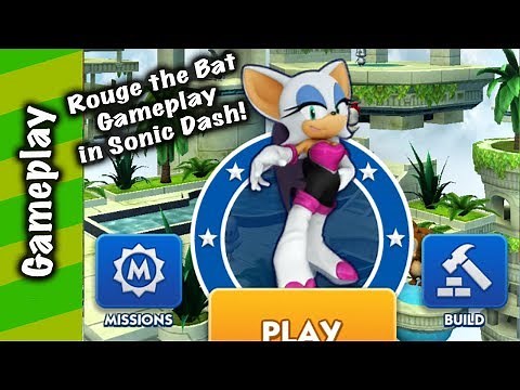 Sonic Dash - Rouge the Bat Gameplay