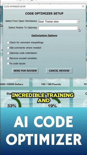 Use AI To Optimize ANY VBA Code In 1 CLICK
