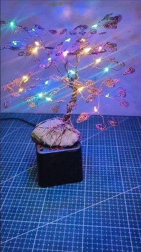The Copper LED Tree #diyvolt #instructables #electronics #ttp223