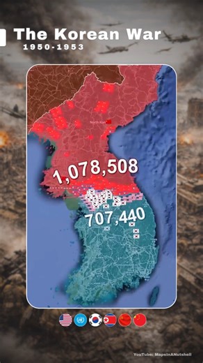 World War Visuals on Instagram: "The Korean War (25 June 1950 – 27 July 1953) was an armed conflict on the Korean Peninsula fought between North Korea (Democratic People's Republic of Korea; DPRK) and South Korea (Republic of Korea; ROK) and their allies. North Korea was supported by China and the Soviet Union, while South Korea was supported by the United Nations Command (UNC) led by the United States. The conflict was one of the first major proxy wars of the Cold War. The Korean War had its im