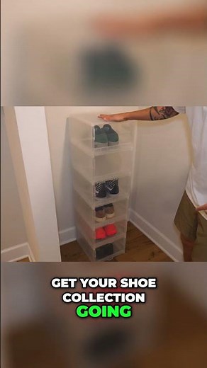 Stackable Shoe Storage: Maximize Space & Organize Shoes! #shorts