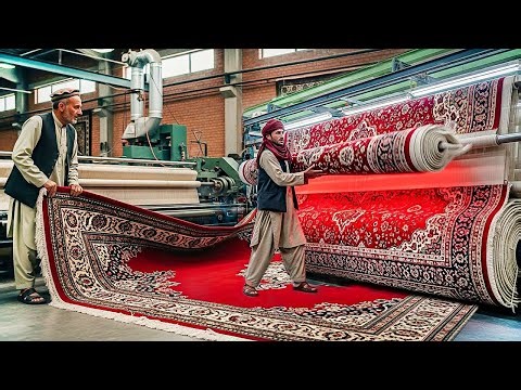 Inside Afghanistan’s Luxury Carpet Manufacturing Process | How Afghan Luxury Rugs Are Really Made