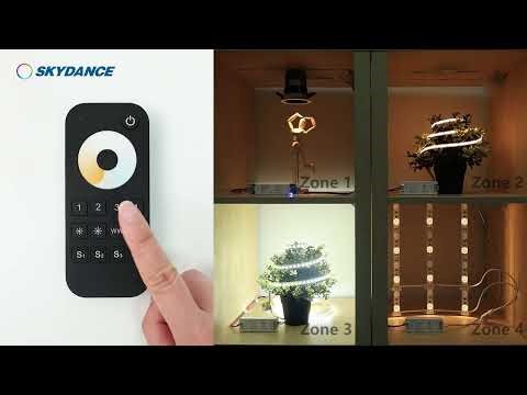 SKYDANCE 4 zones CCT LED remote controller RT7 for led strips