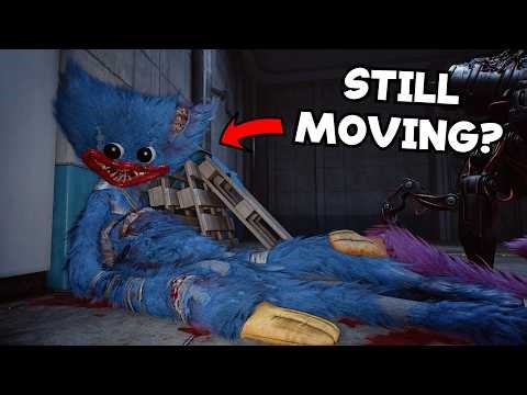 Did Huggy & Kissy Survive? Death Scene In Slow Motion (Poppy Playtime: Chapter 5)