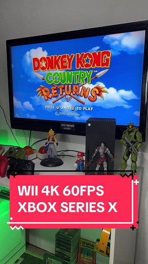 Jogando Nintendo Wii no Xbox Series X: Donkey Kong e mais