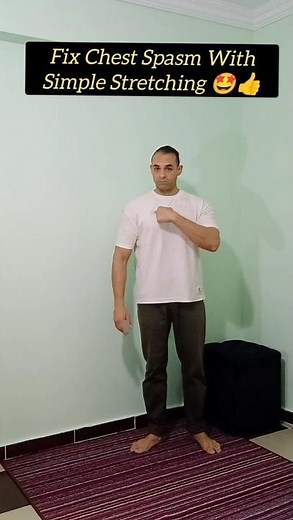 Do THIS EASY Stretch To Fix Chest Muscle Spasm Pain