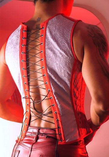 Custom Corset Vest for Men | Corsetry and Waist Training Corsets