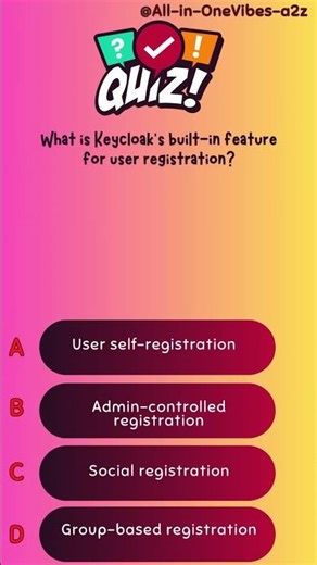 What is Keycloak's built-in feature for user registration?
