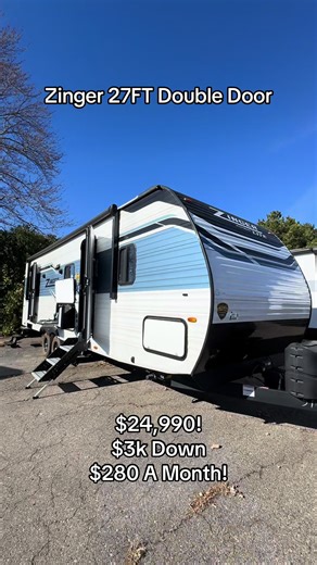 Zinger Double Door #zinger #rvtour #camping #blackfriday