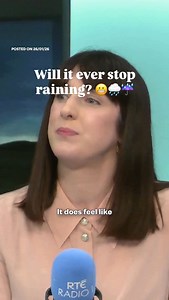 21 wet days in the past 25 😬 🌧️ But is the rain due to stop soon? Also no. Linda Hughes, Meteorologist with Met Éireann joined #Drivetime | RTÉ Radio 1