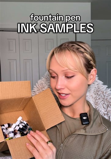 great now I want 100 more samples 😫 I spent like 2 hours on @justvanness just perusing ink colors — they have SO many!! thanks @DMay’s Journal 🖋️ for the Kobe ink rec! *this video is not sponsored; I purchased all items myself for review purposes * #fountainpens #fountainpenink #stationeryhaul #journalingsupplies