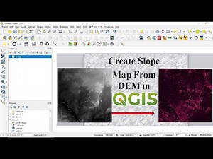 Create slope map in QGIS from DEM