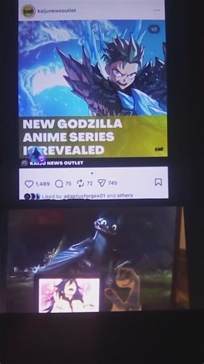 Midnight, Toothless And I React To Another Godzilla Anime