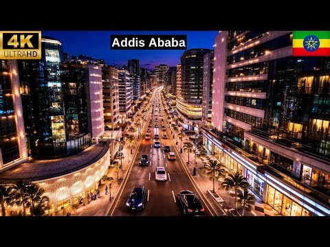 4K Addis Ababa Nightlife 🇪🇹 | You Won’t Believe Africa’s Night City Drive!