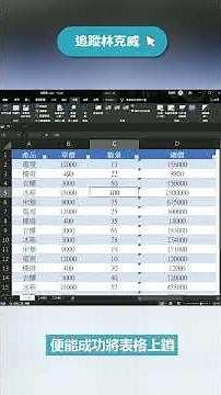 Excel如何鎖定表格 30秒快速學會❗