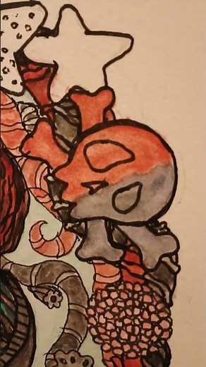 Painting An Emo Licorice Candyland 🍬 ♥️ ☠️ 🖤 #tiktok #tiktokvideo