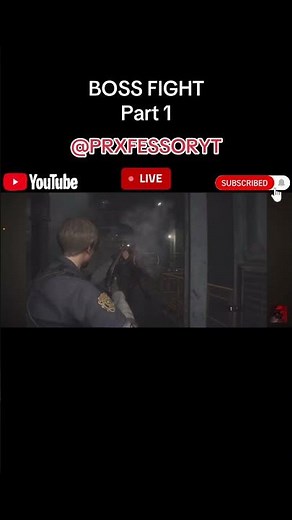 RESIDENT EVIL 2 - Walkthrough Gameplay Boss Fight Part 1 | #residentevil2 #gaming #fyp #horror