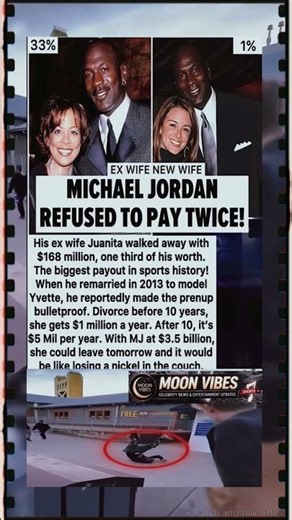 Michael Jordan’s “Bulletproof” Prenup Shocked Everyone 😳 #shorts #nba #celebritynews