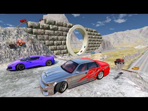Racing Random Cars on Abandoned Road