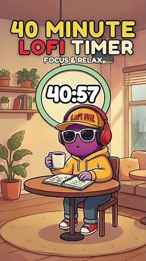 40 min Lofi Caffe Classroom Timer