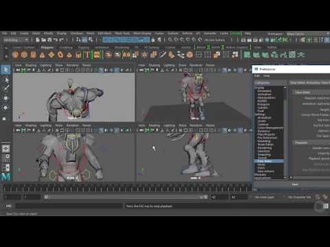 Adjusting Playback Preferences in Maya