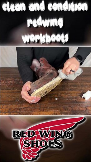 Clean and Condition your work boots! #redwing #thorogood #workboots