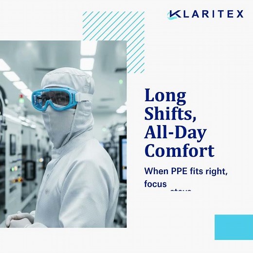 A Day in a Cleanroom: Through the Lens of Safety #biotechlabs #innovation #cleanroomppe