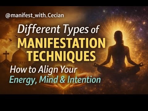 Different Types of Manifestation Techniques: How to Align Your Energy, Mind & Intention