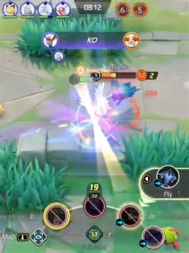 Clutch Talonflame evolution timing like in the anime!! Build: attack weight, razor claw, accel bracer #pokemonunite #popoff #combo #teamplay #talonflame