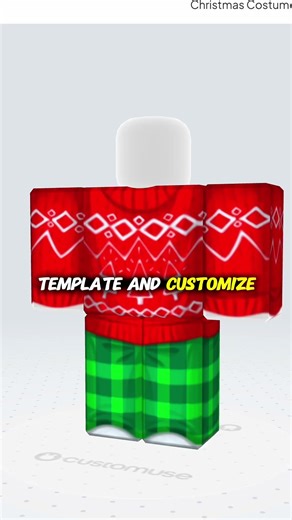 How to make Christmas Roblox Outfits #roblox #robloxoutfits #robloxavatar #robloxclothing #robloxugc