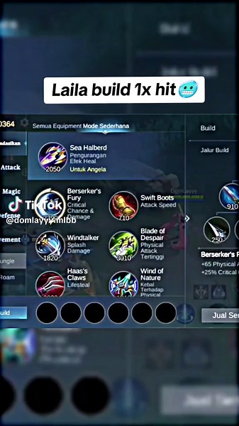 Laila Build 1x Hit - Optimal MLBB Setup Revealed!
