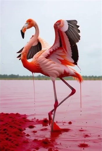 Zombie Flamingo – Death in Pink 🦩💀 | Zombirds of Doom #horrorbirds#viral #trending #scary