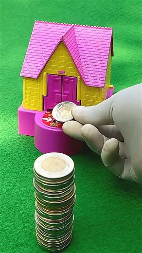 Mega bank 🏦 unboxing review 😉🎁#shortvideo #kidstoys