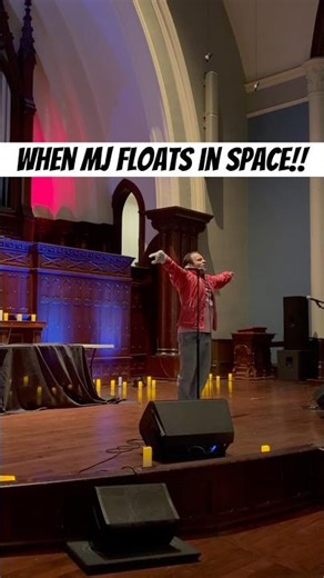 When MJ floats in space!!