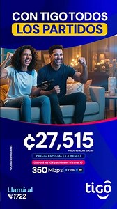 Todos los partidos con Tigo