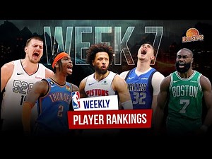 NBA Week-7 Recap - MVP, ROY Rankings and Stats Leaders