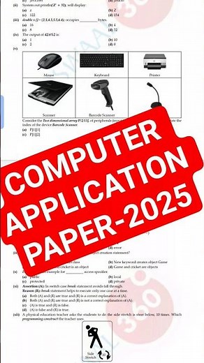 🟥💯COMPUTER APPLICATION QUESTION PAPER-2025😮 #mrbeast #anime #shorts #millionaire #shortvideo