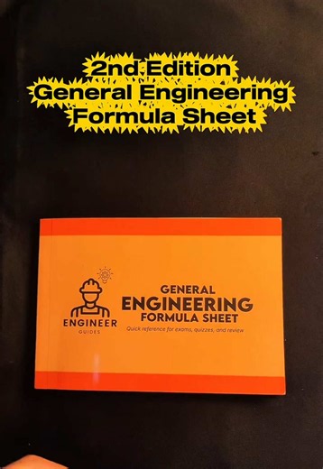 Engineering Formula Sheet PDF – Updated Binding & New Content