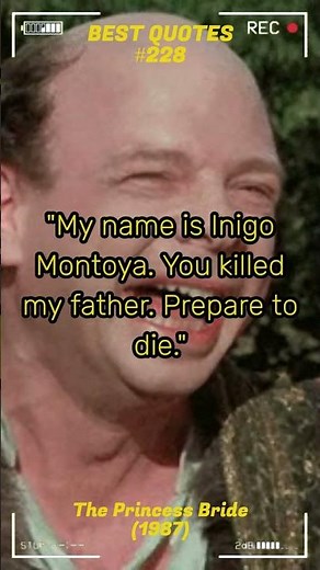 BEST QUOTE #228. The Princess Bride #bestquotes #moviequotes #princess