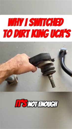 Why I switched to Dirt King UCA's #4x4 #dirtking #offroad
