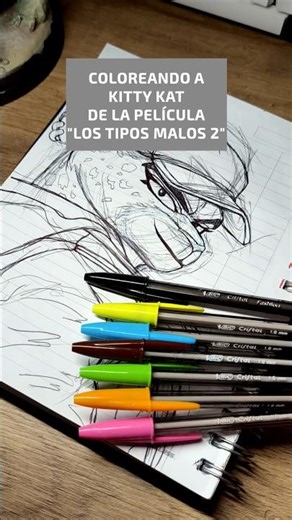 Coloreando a KITTY | LOS TIPOS MALOS 2