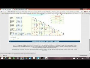 Quick & Easy: Create an natal astrology chart using astro.com